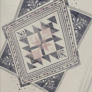 Gray/light blue Gaiam work out tank Medium NWT